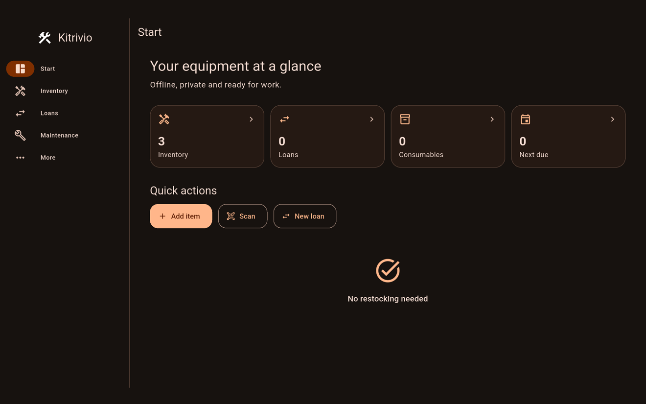 Kitrivio help — Kitrivio