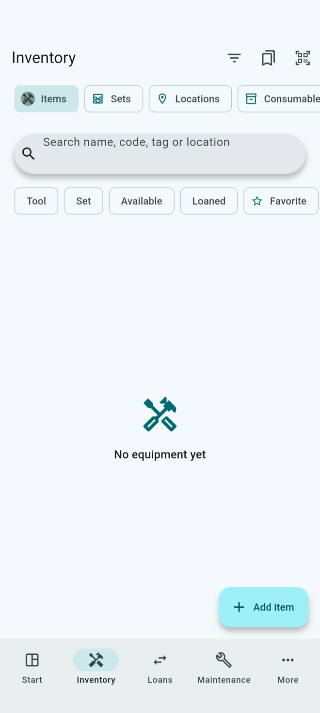 Search, scan, filters, and labels — Kitrivio